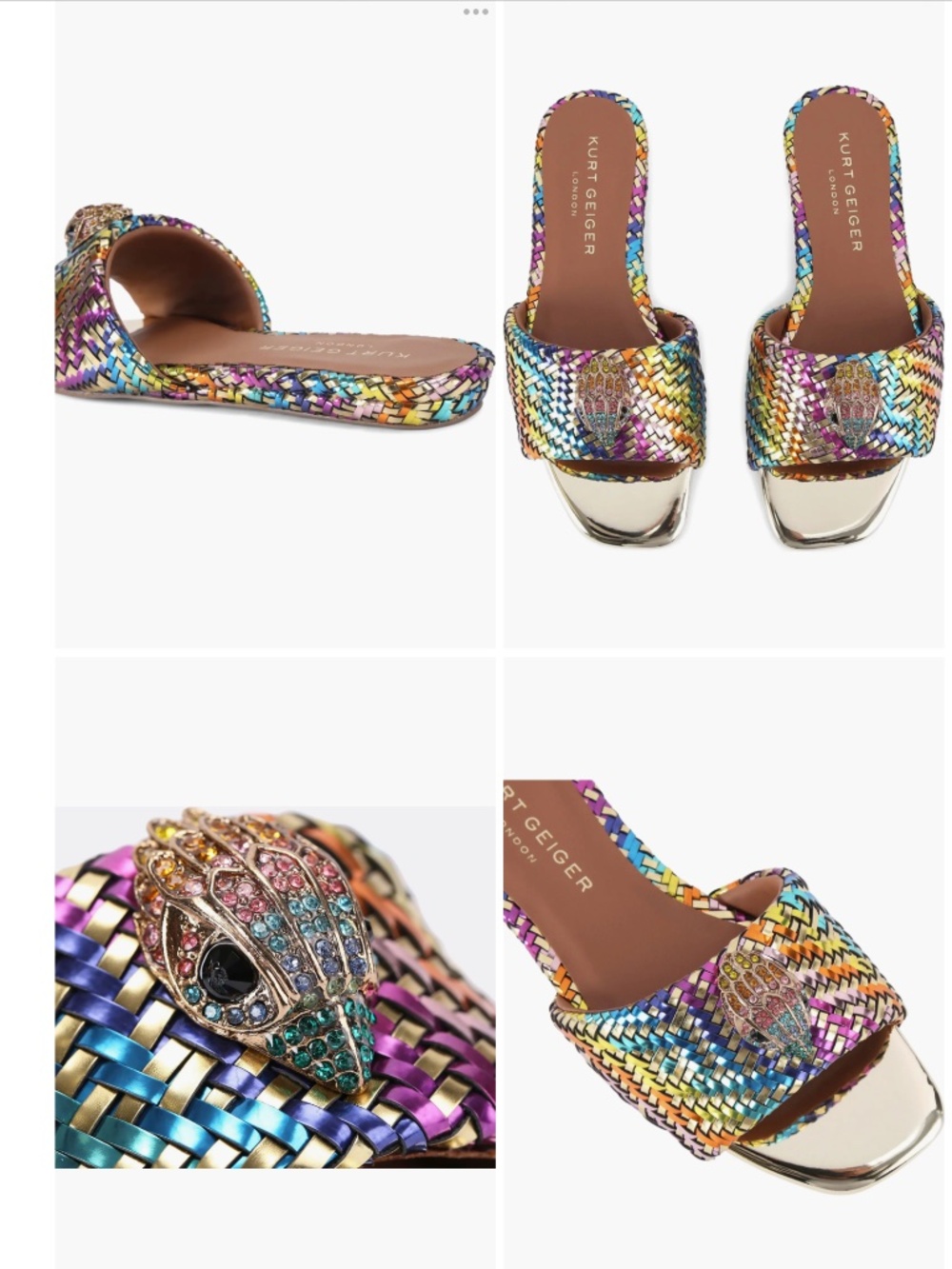 Kurt Geiger London Kensington Slide Sandal, size US9/EU40 - Picture 12 of 12